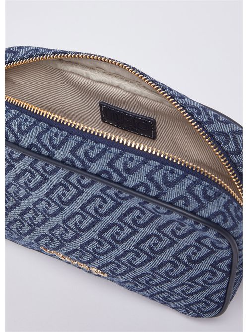 Borsa a tracolla piccola in denim jacquard LIU JO | AA6137T379A/94024